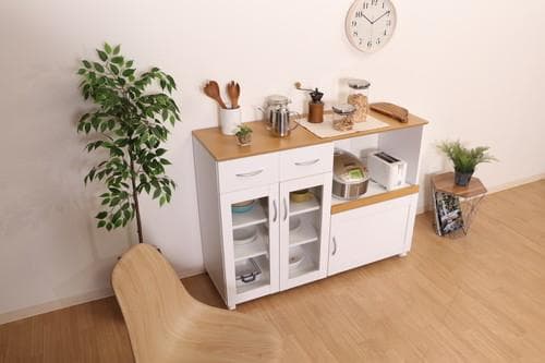 《新品・送料無料》キッチンカウンター　１２０幅