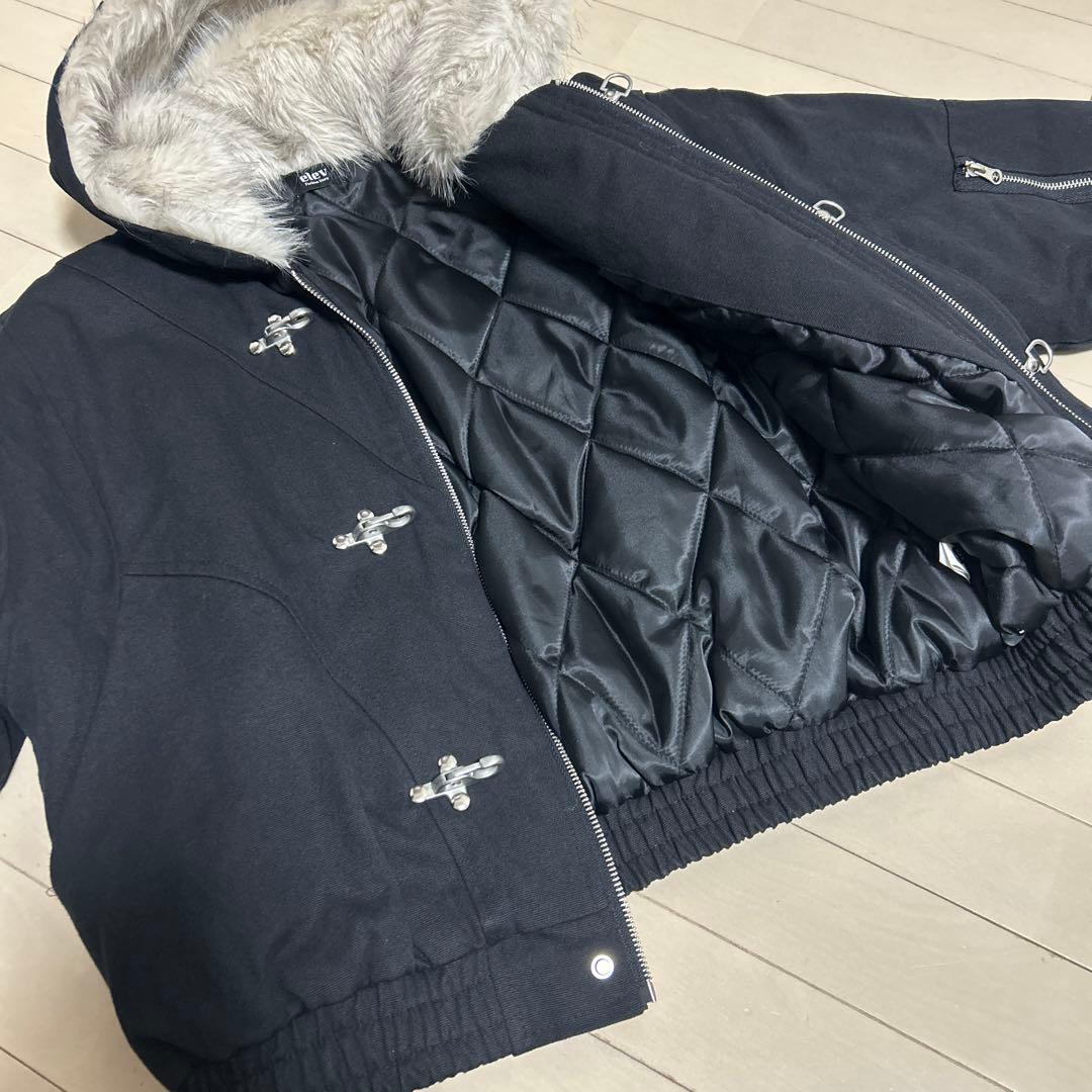 elev ファー付きファイヤーマンジャケット