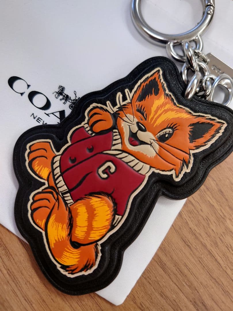 COACH 原宿限定　キャットストリート　バッグチャーム　キーホルダー