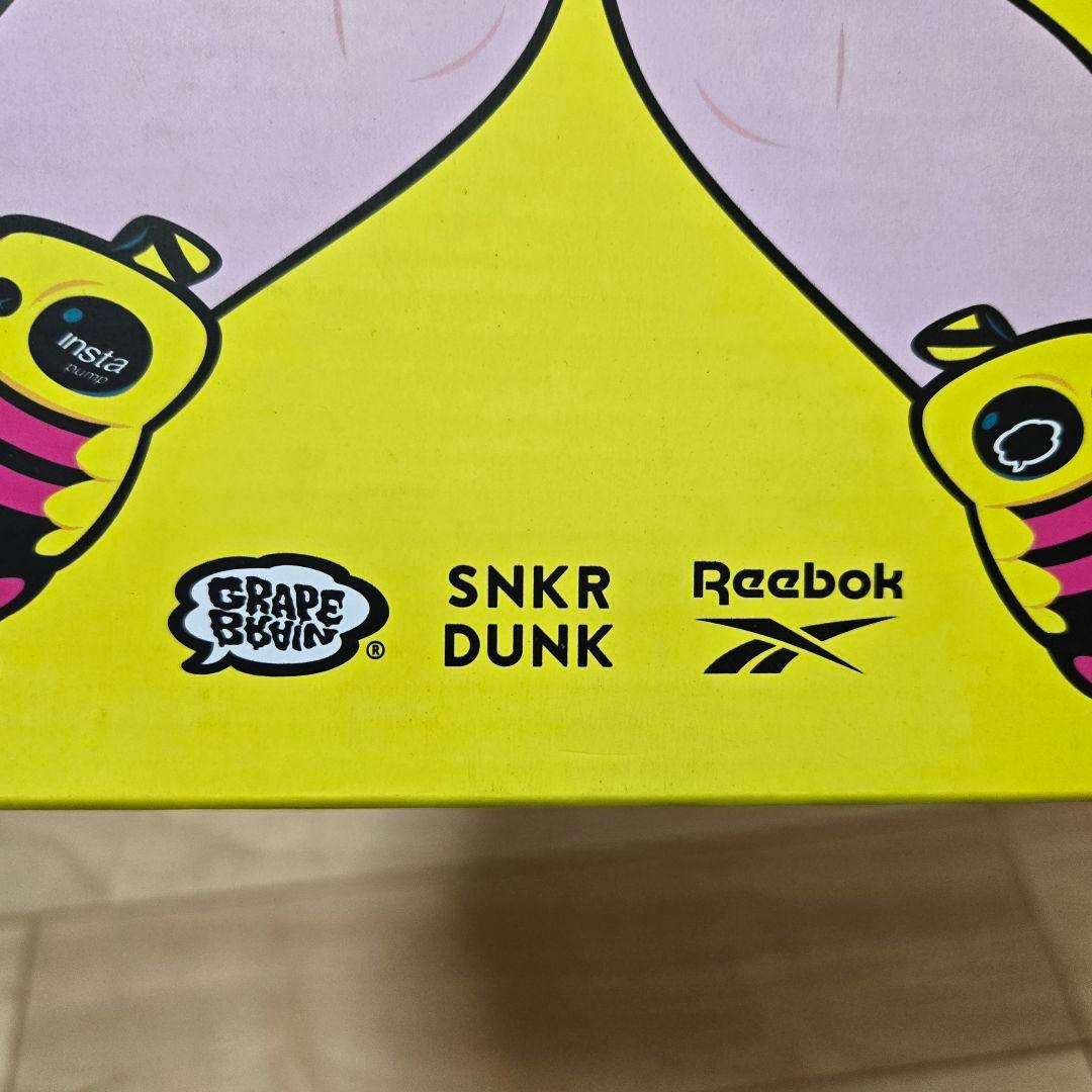 グレープブレイン x スニーカーダンク x ポンプフューリー にぎるちゃん黒