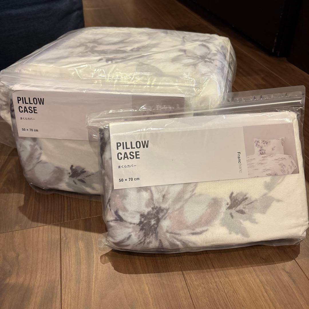 ‪*☆様 Francfranc 花柄 ダブルサイズ 掛け布団カバー未使用、未開封