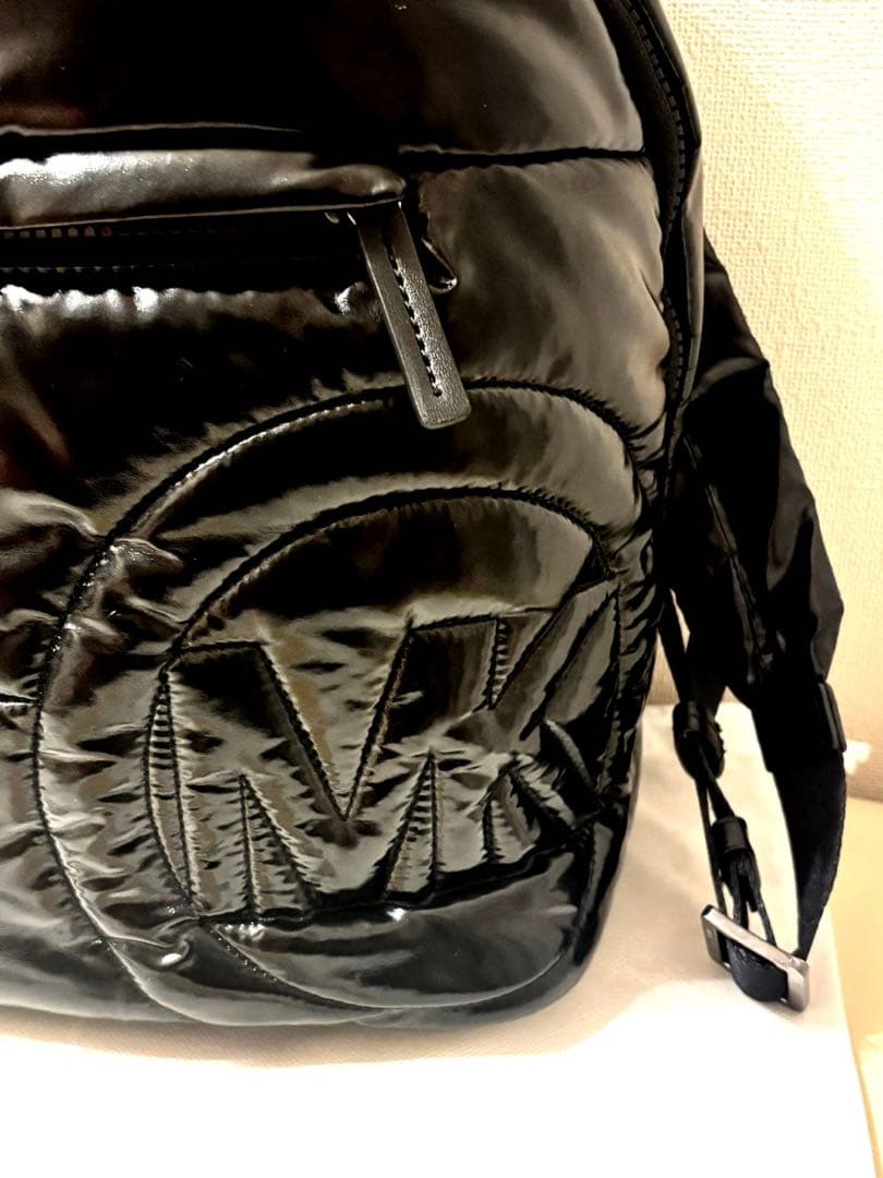 MICHAEL KORS マイケルコース リュック 黒 内綿入り 光沢感 保証書