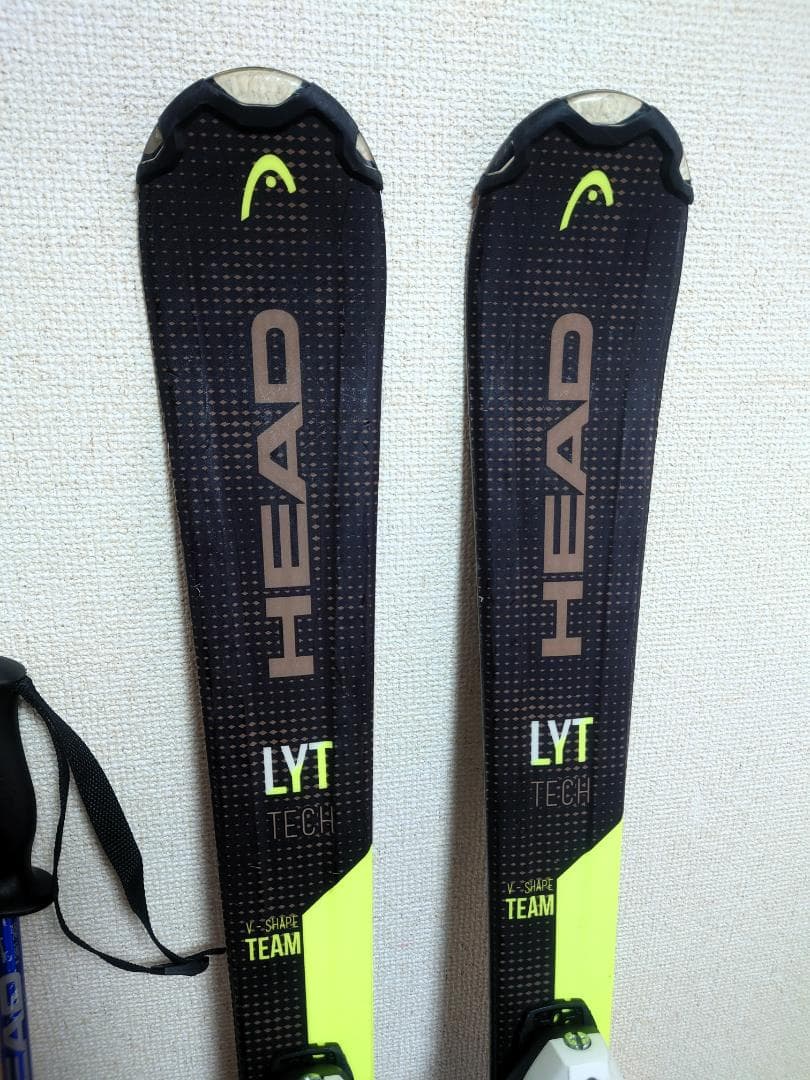 みみ　HEAD スキー板 117㎝ ストック90cm 2点セット