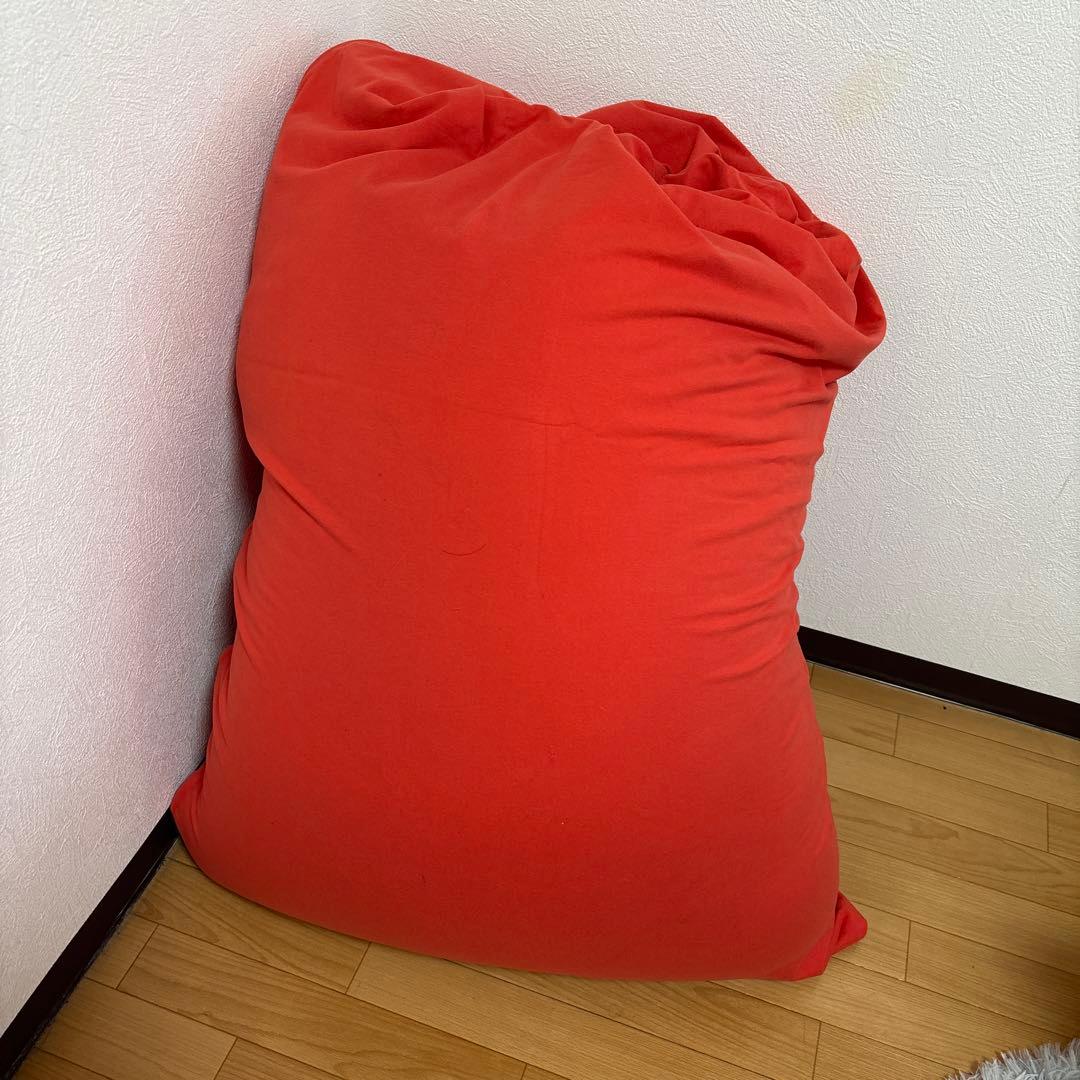 Yogibo midi オレンジ ビーズクッションソファ