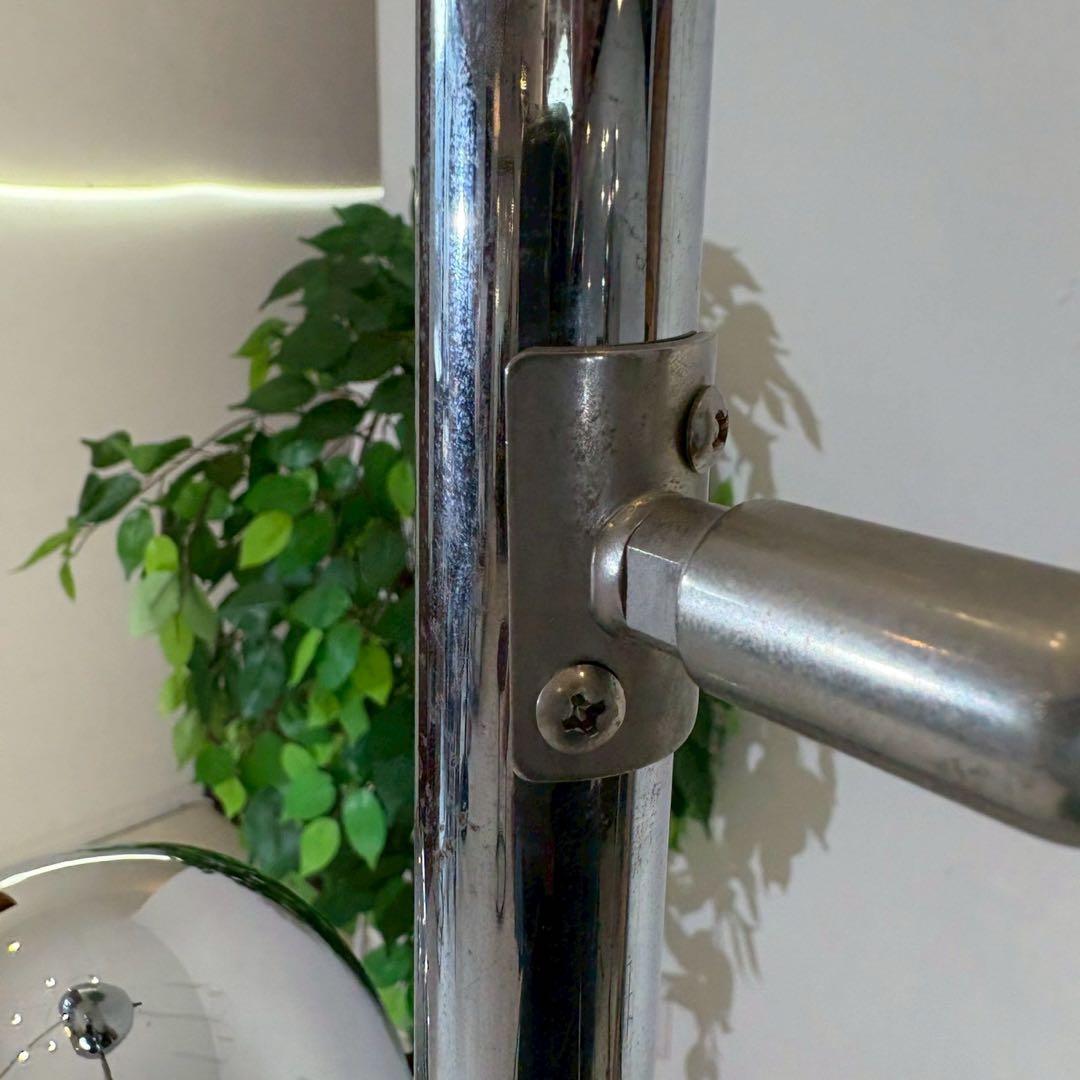 モダン 3灯 フロアスタンド クローム