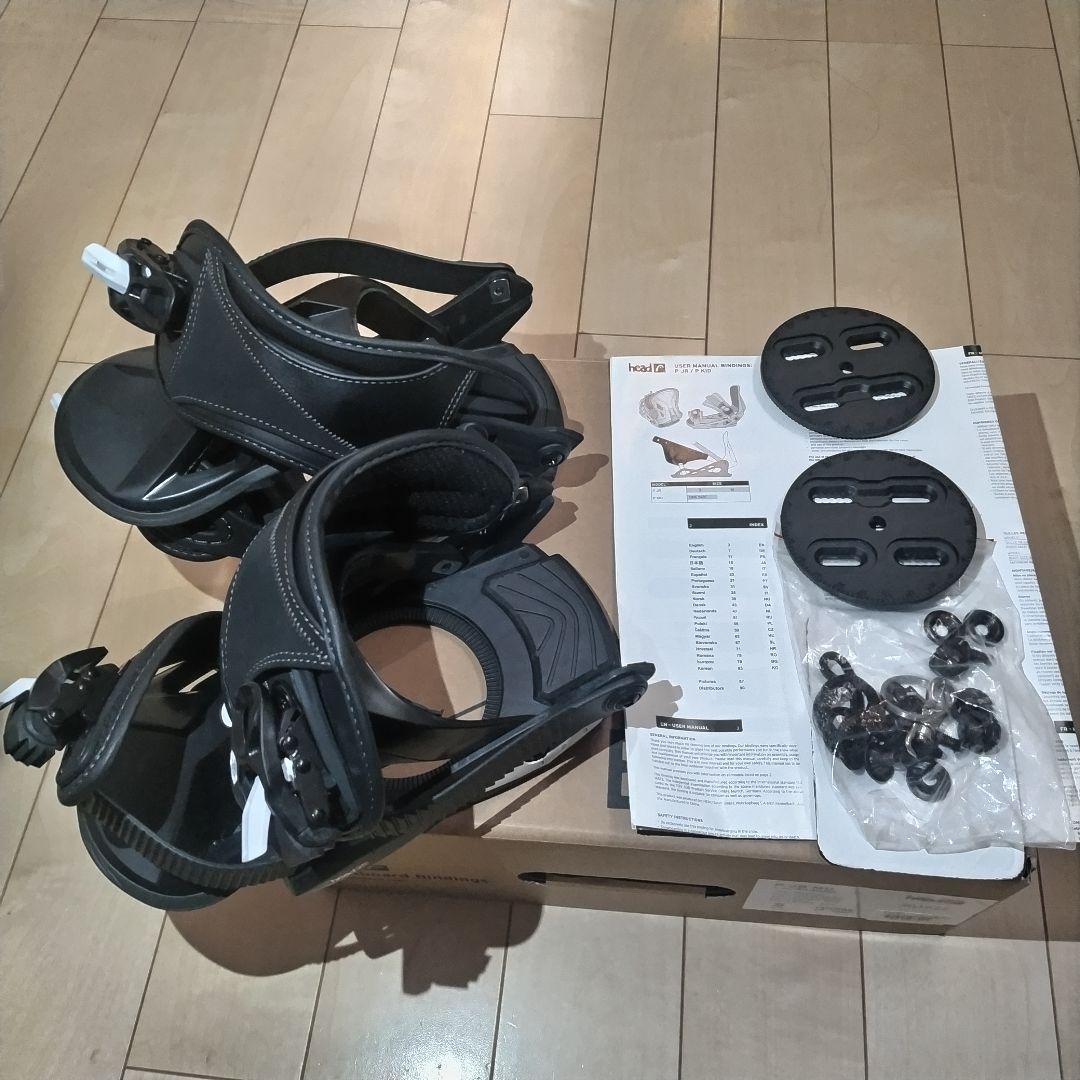 キッズhead P JR MU スノーボードビンディング Sサイズ ブラック