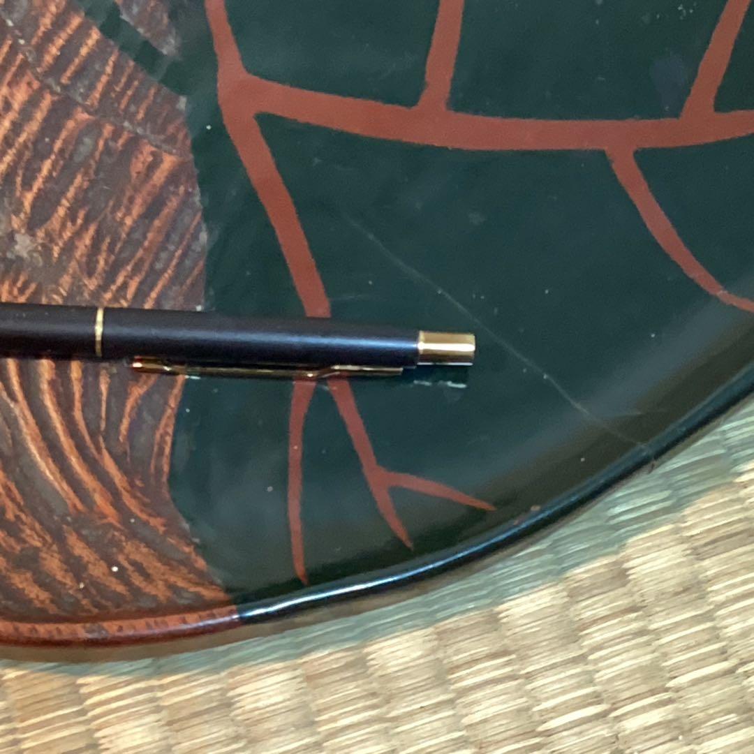 煎茶葉盆　① 煎茶道瓢型漆絵葉盆