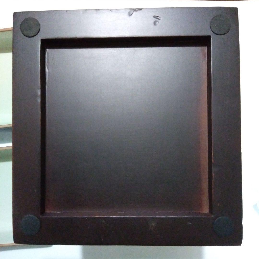 レア　貴重　新品未使用　鎌倉彫徳島工芸品　遊山箱　三段重　メルカリ便匿名配送