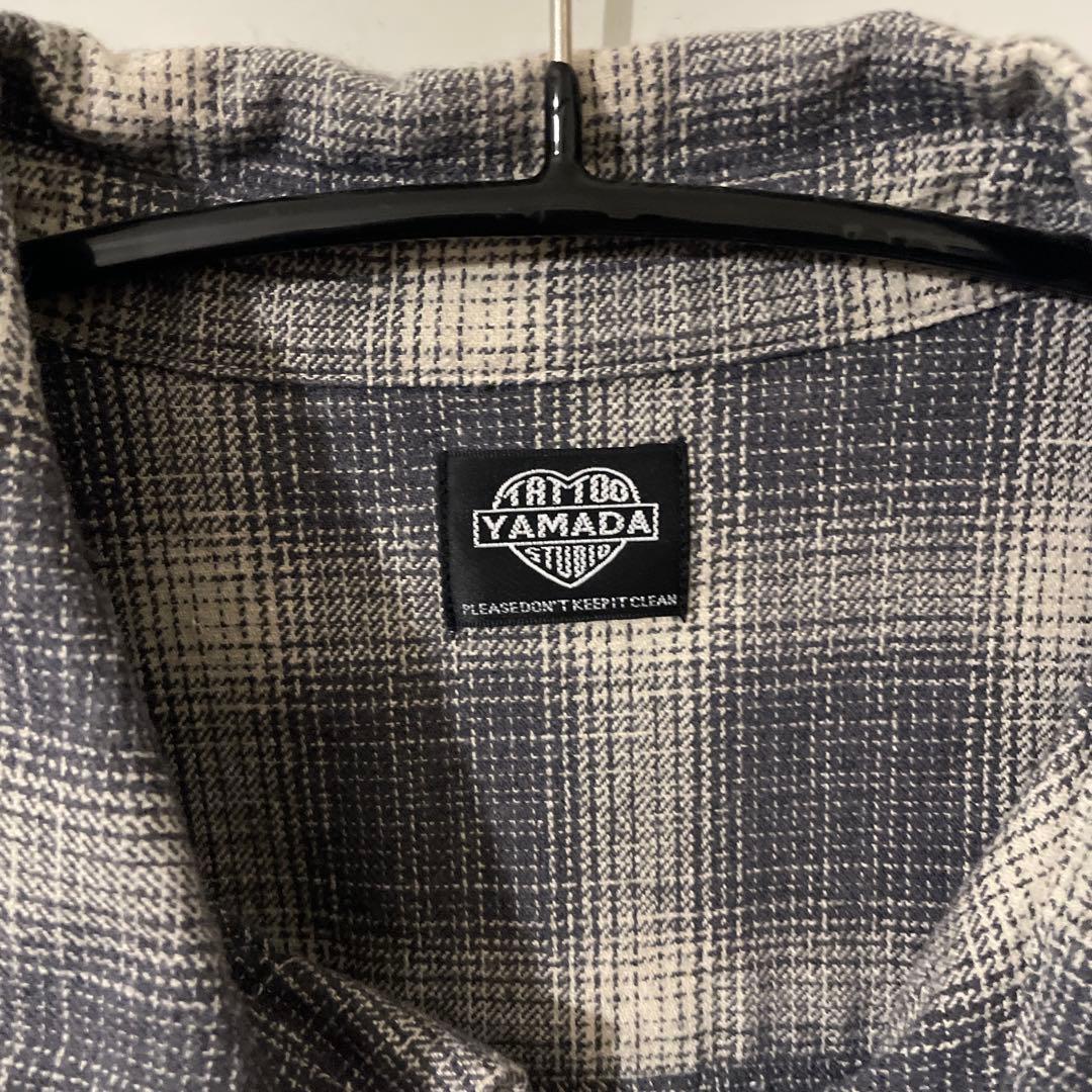 TATOO STUDIO YAMADA チェック柄 ネルシャツ XL