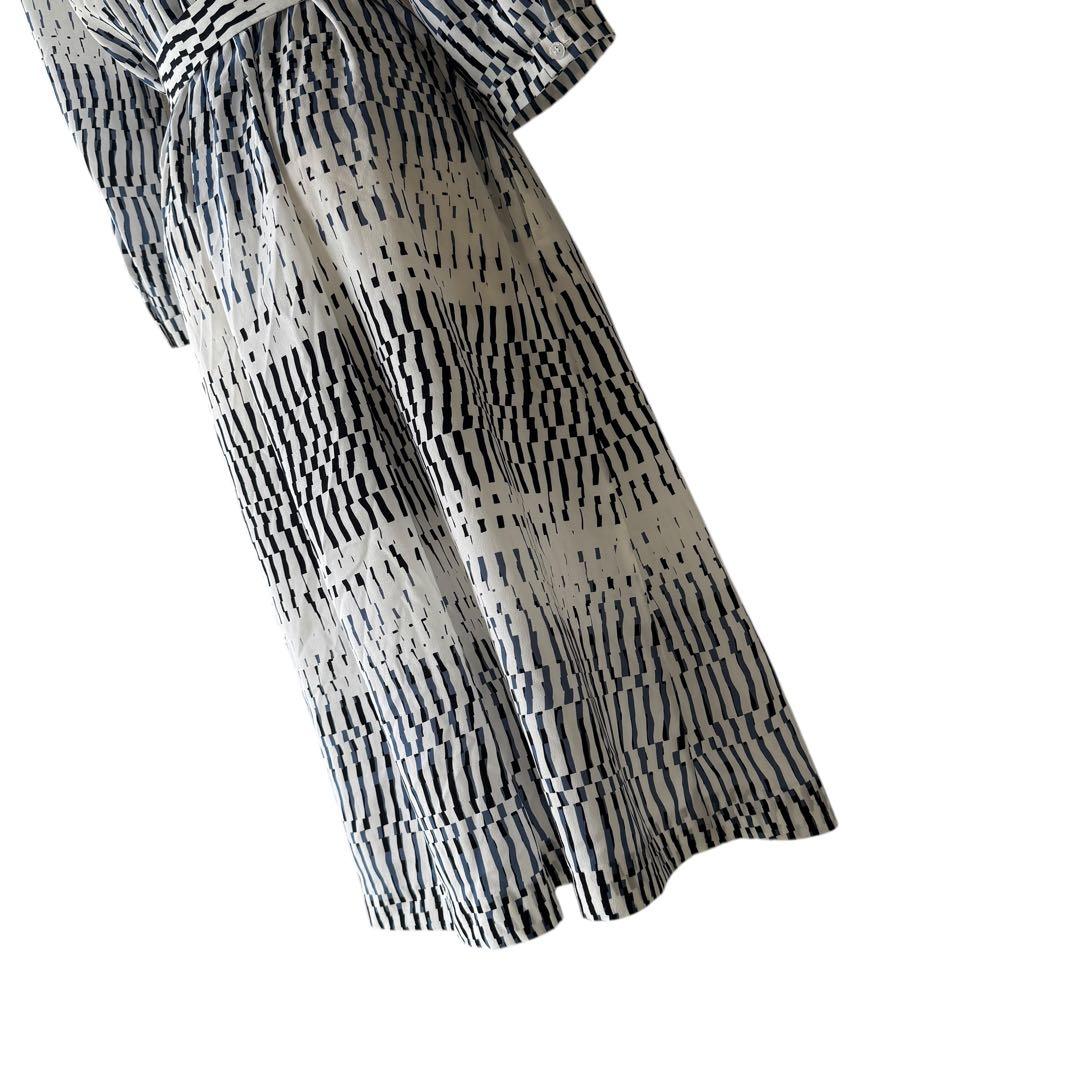 近年極美品　定価13万　ミラショーン　ERICAブロックプリントワンピース　42