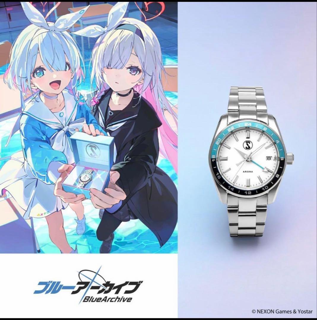 新品　ブルーアーカイブ オリジナルウォッチ アロナ＆プラナ モデル　腕時計