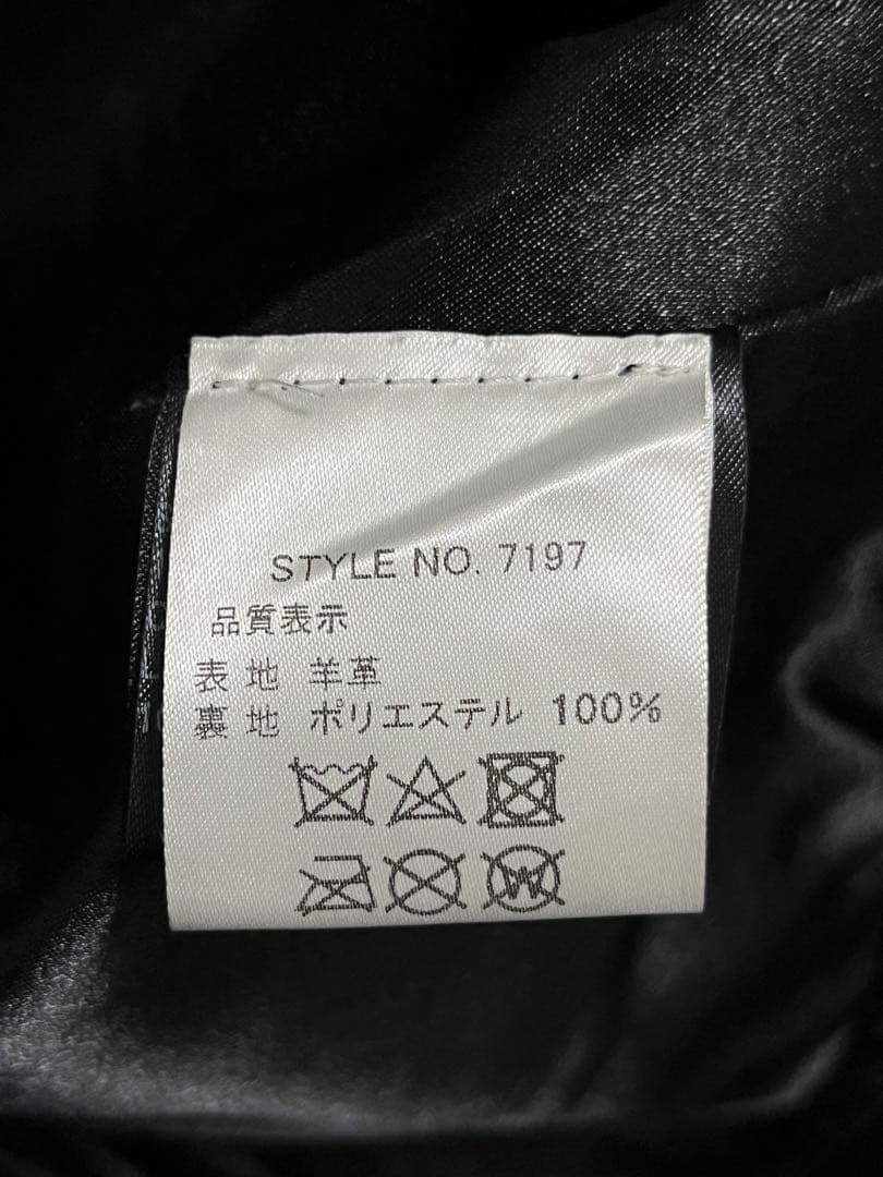 USA製　ショット　ワンスター　ダブルレザーライダース　/M　ブラック　本革羊革