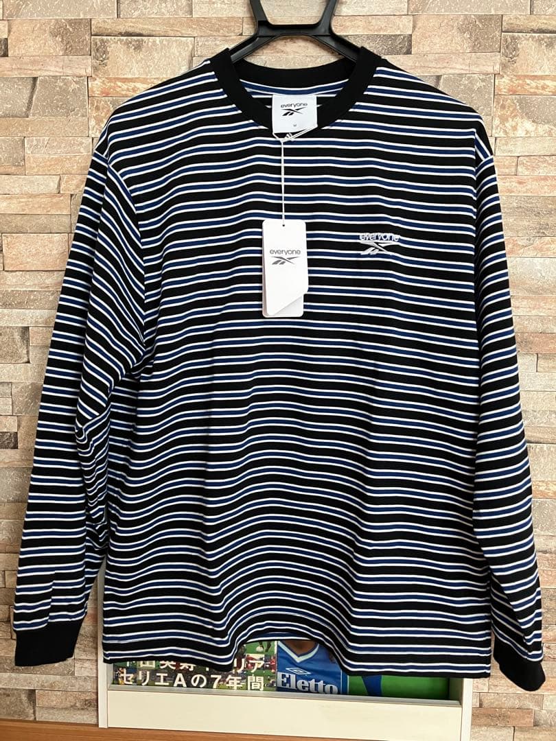 トップス everyone CLASSIC BORDER LONG SLEEVE TEE