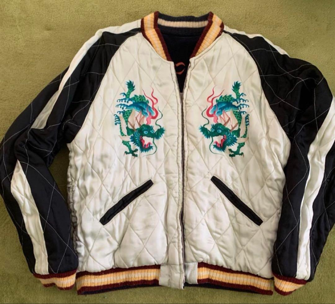 美品！　港商　スカジャン　別珍