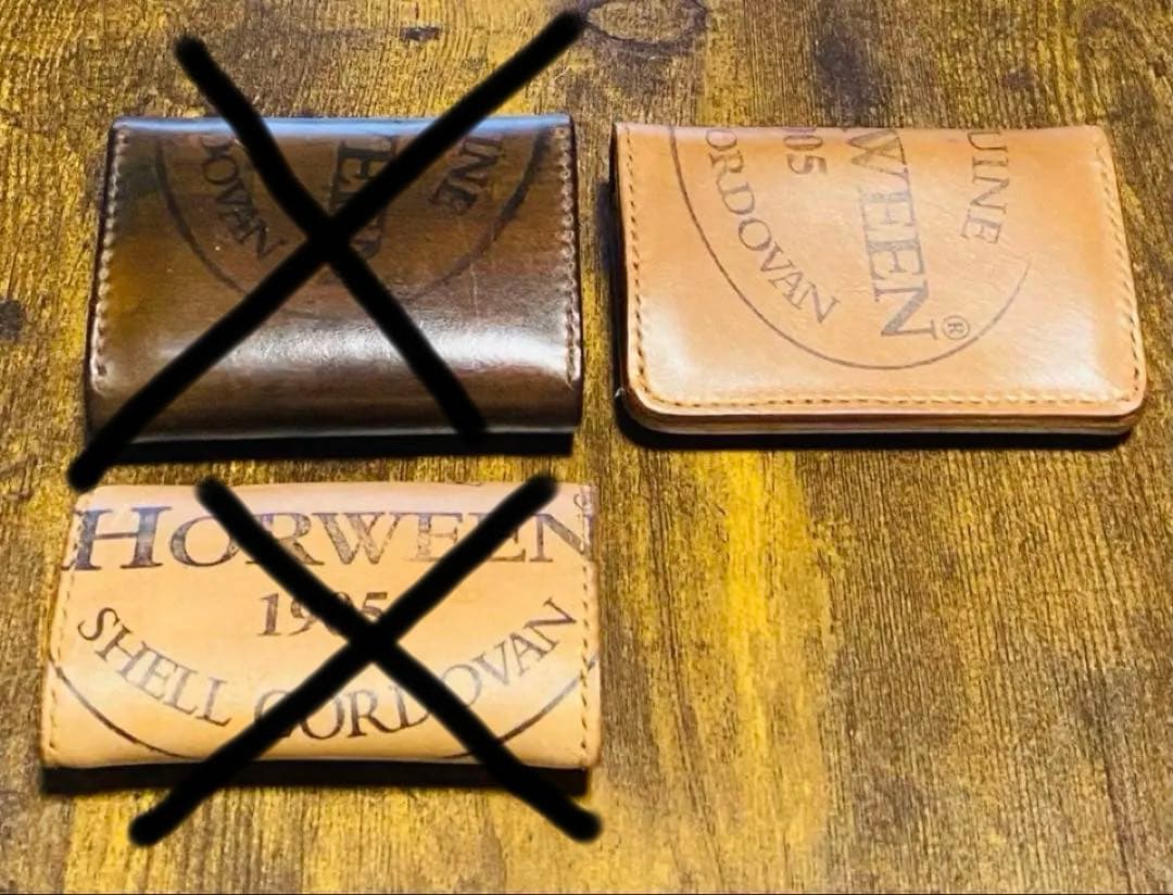 HORWEEN フルシェルコードバン　バーボンカラーリバーススタンプバージョン