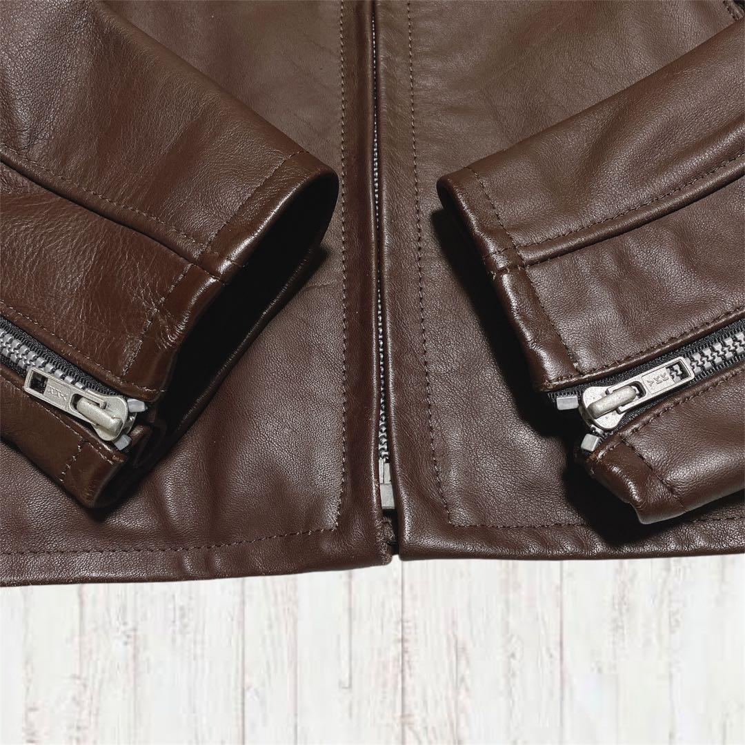 TRICKY シングルライダース　レザージャケット　牛革