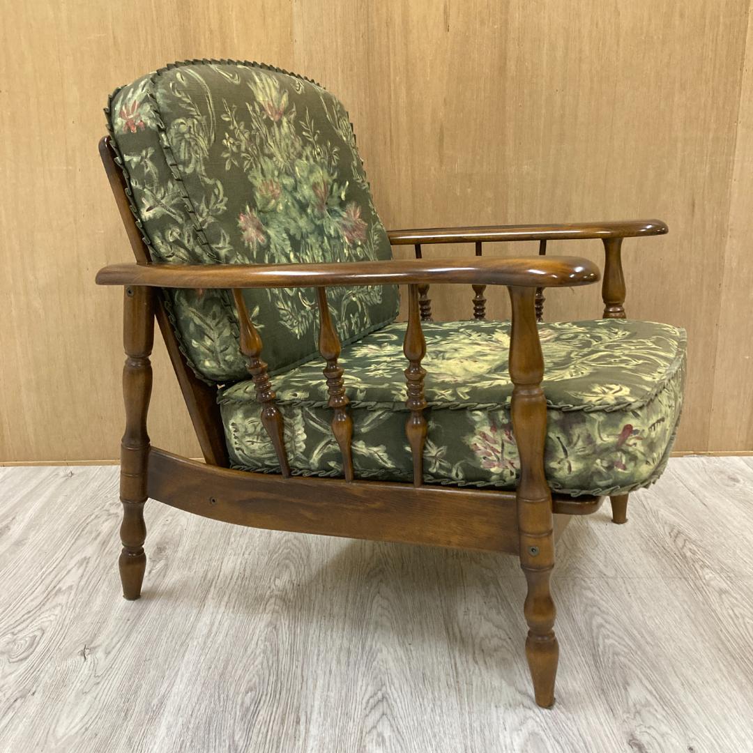 【カリモク】コロニアル アームチェア　1人掛けソファ A