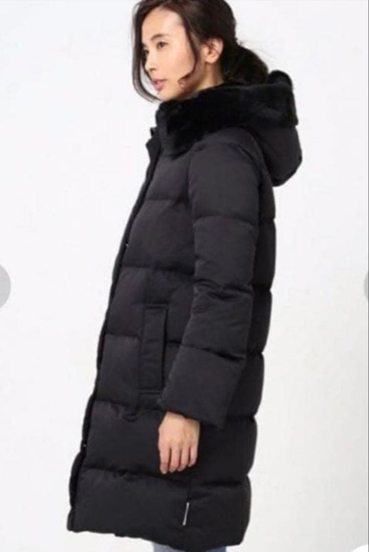 18万IENA MACKINTOSH マッキントッシュ ロングダウンコート黒36