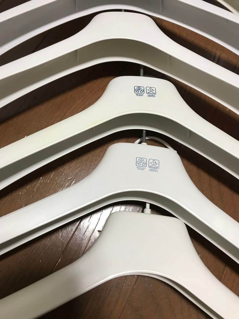 MONCLER 45 白 ハンガー 6本 収納 ラック メンズ レディース