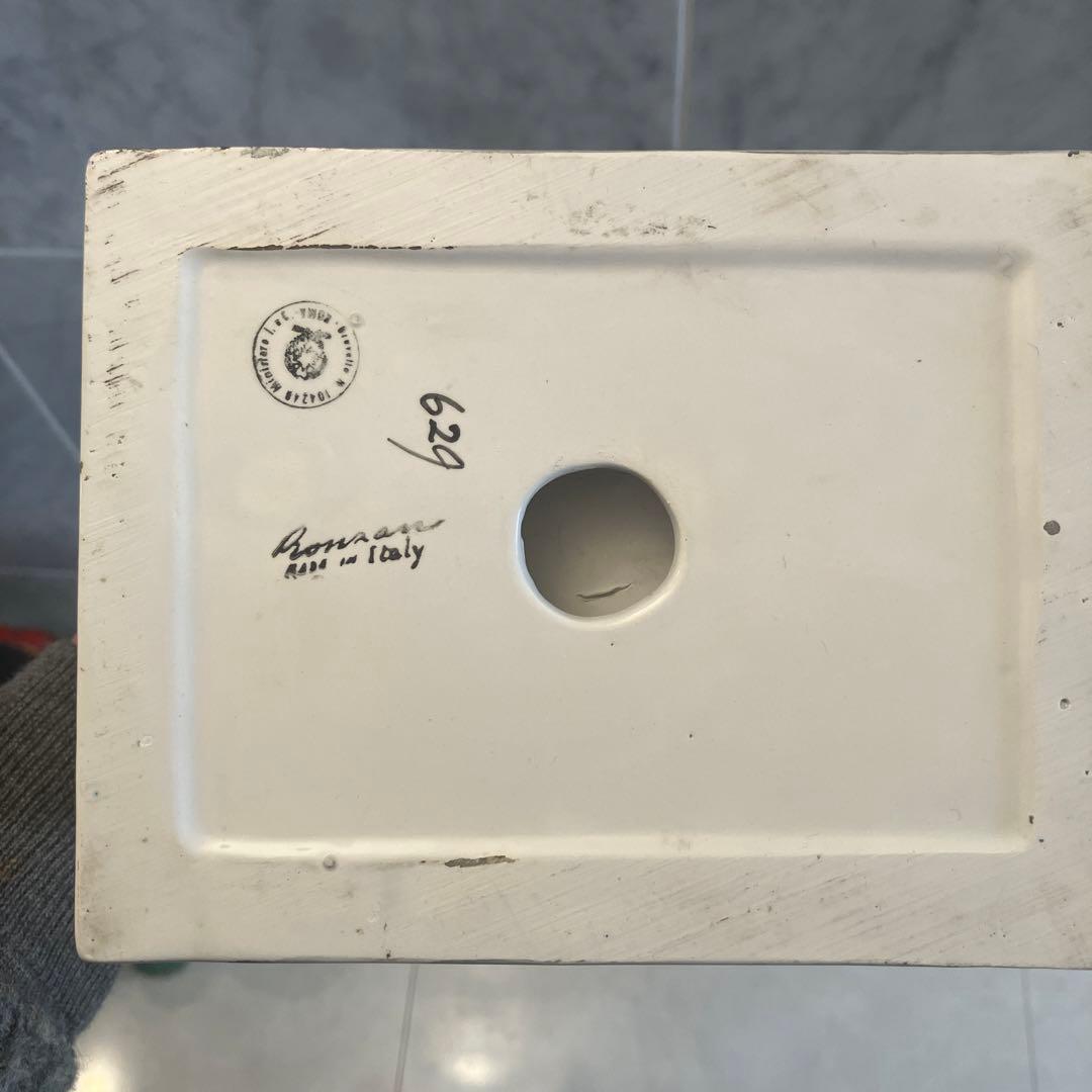 イタリア1950年代ビンテージ 手描きの瞳が美しいビーグル犬の陶器ブックエンド