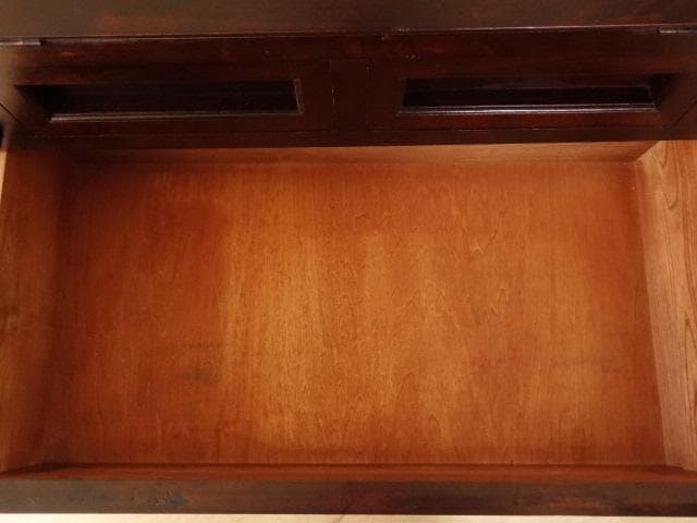 民芸家具　ライティングビューロー引出　再塗装済　ＵＳＥＤ