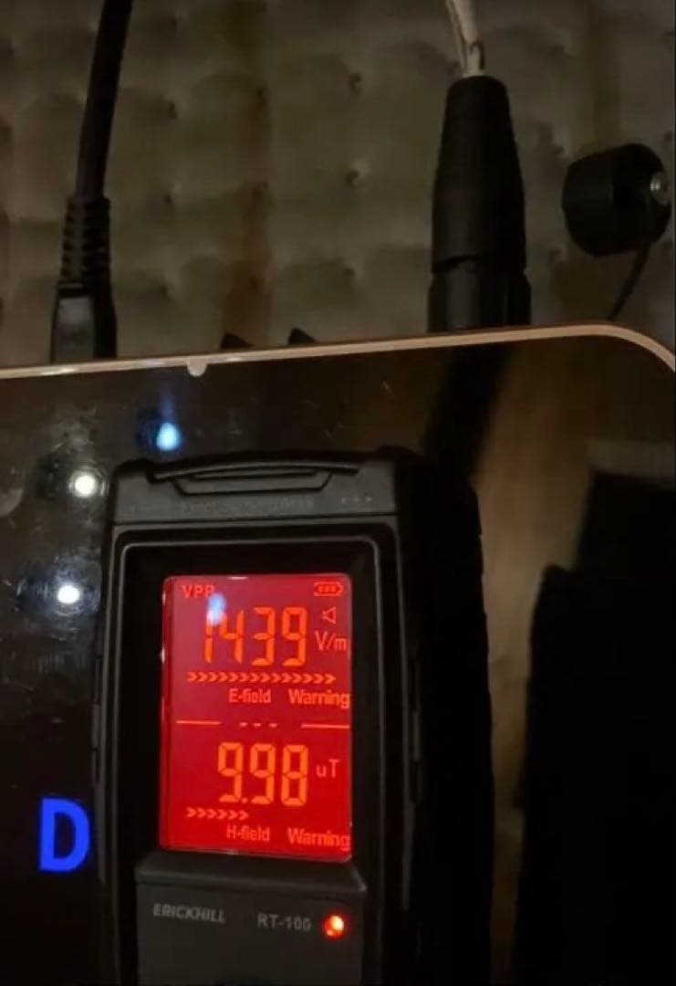 DENBA H 健康機器 専用カバーと電波計測器付き