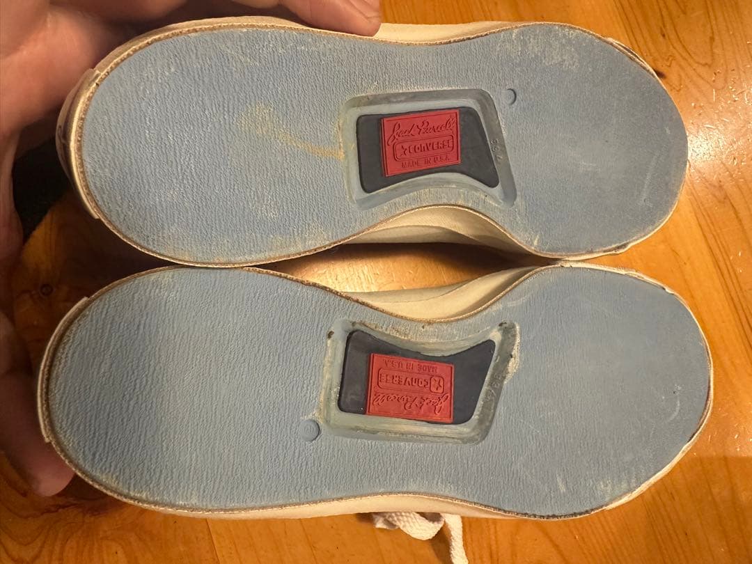 90s USA製 コンバース ジャックパーセル RED SIZZLE 25センチ