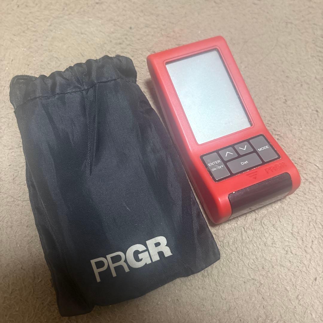 PRGR スピード測定器 レッド 電池付き