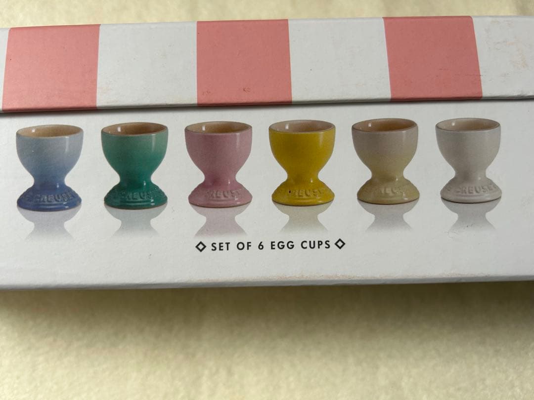 エッグカップ ソルべ コレクション 6個セット　新品