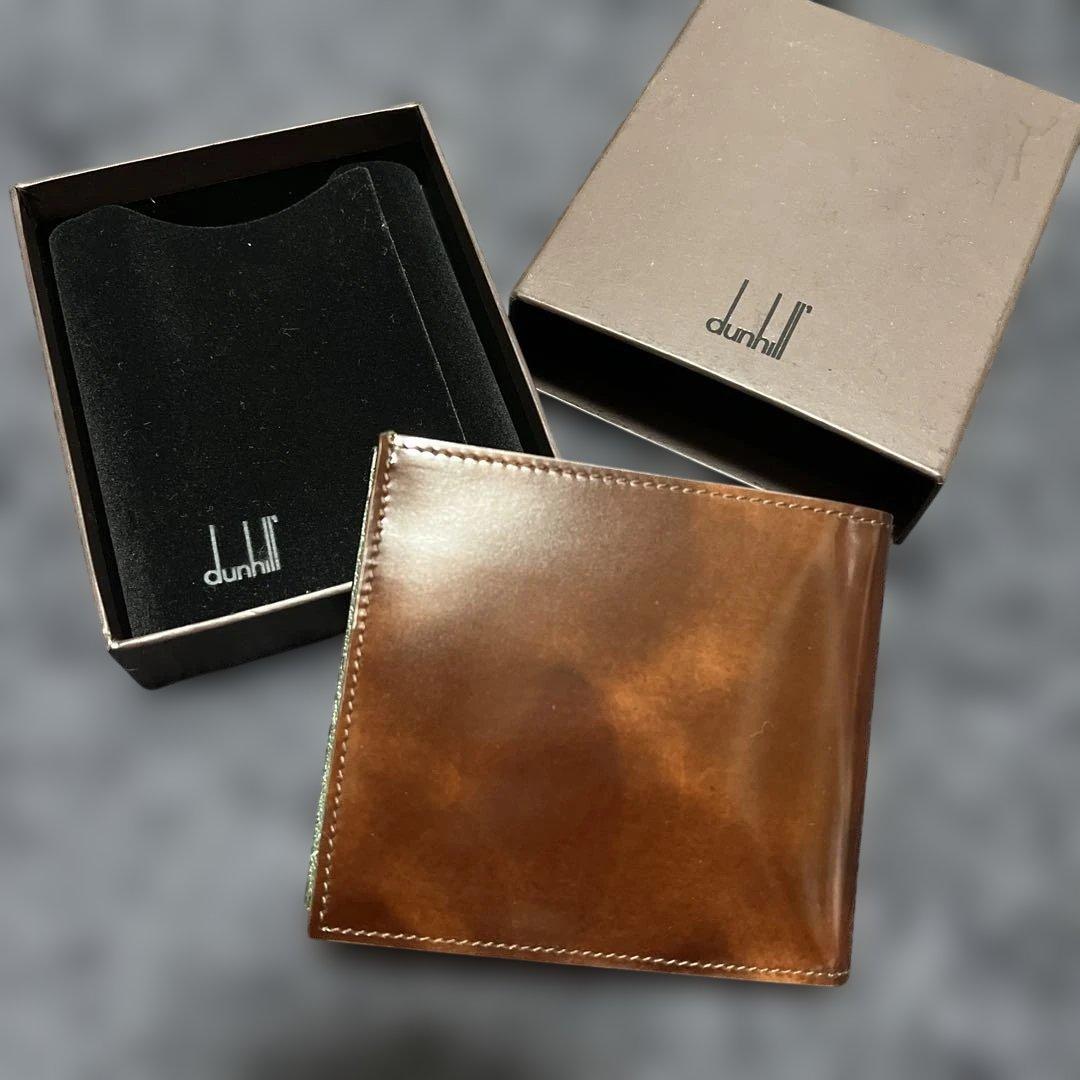 新品未使用　dunhill ダンヒル　二つ折り　財布　メンズ