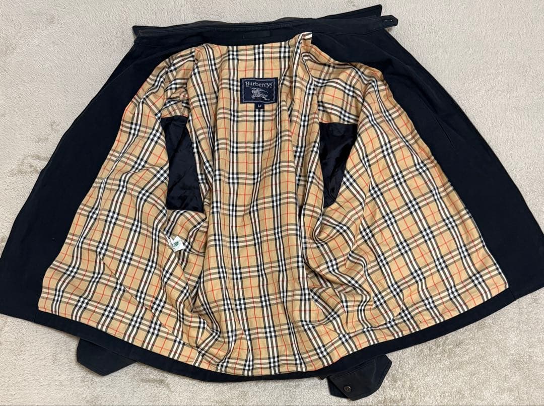 Burberrys バーバリー スイングトップ ノバチェック 黒 LY 三陽商会