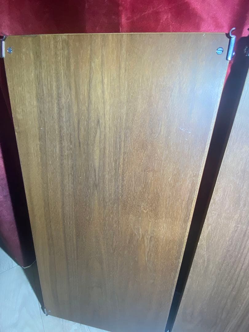 ✨大人気✨無印良品　①ステンレスユニットシェルフ小　ワイド　ウォールナット