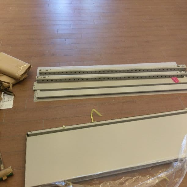 軽量、中軽量ラック組み立て、移設等