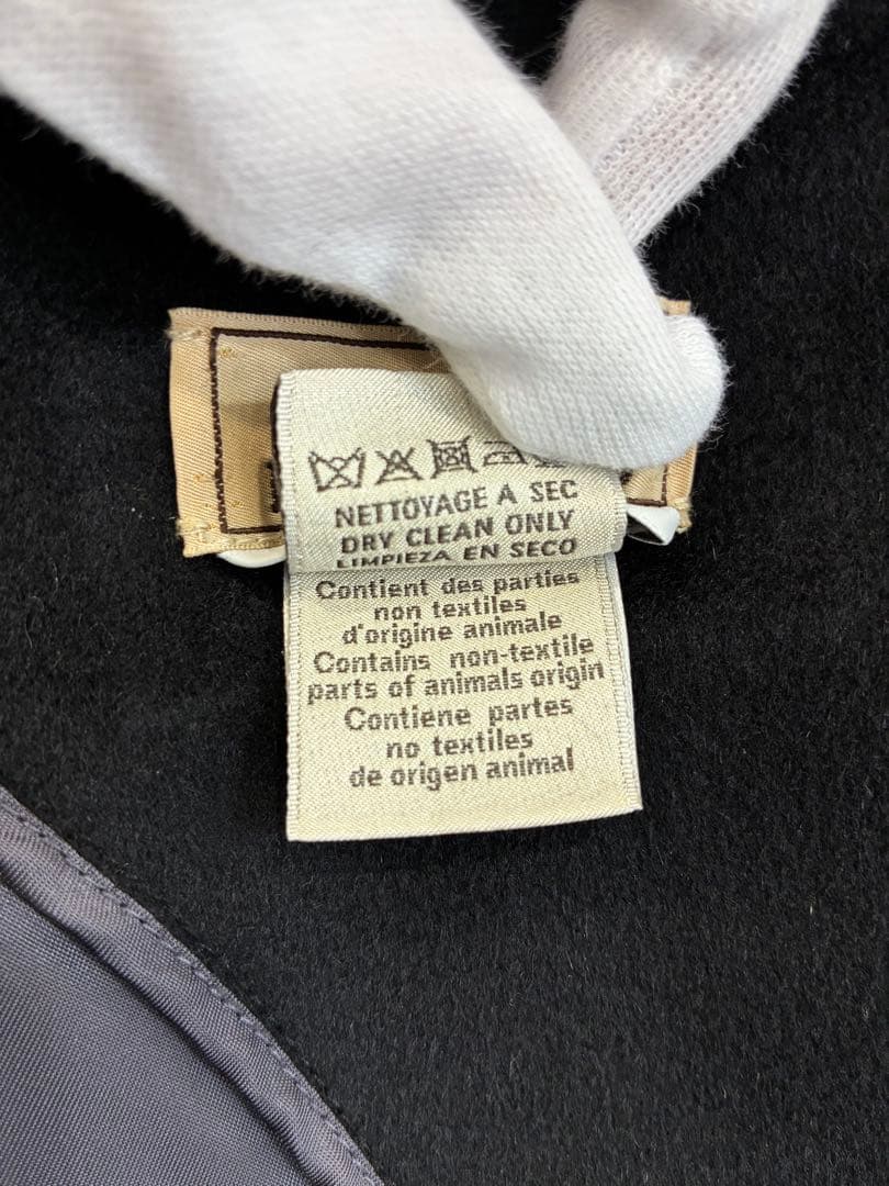 た*す様 鑑定済【美品】HERMESエルメス　カシミヤ100%ステンカラーコート