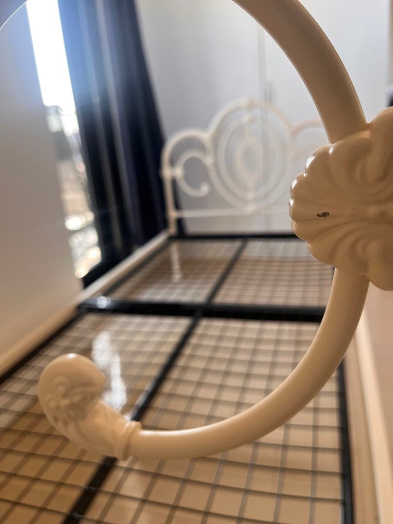 ローラアシュレイ サマセット シングルベッドフレーム アイボリー