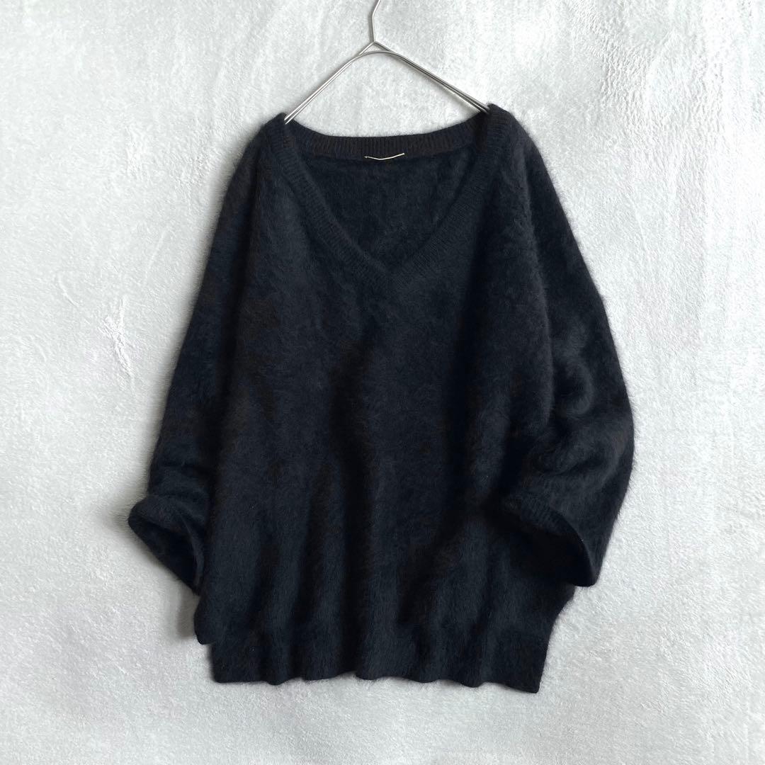 【ほぼ未使用✨】Deuxieme Classe ふわふわ　シャギーニット　黒