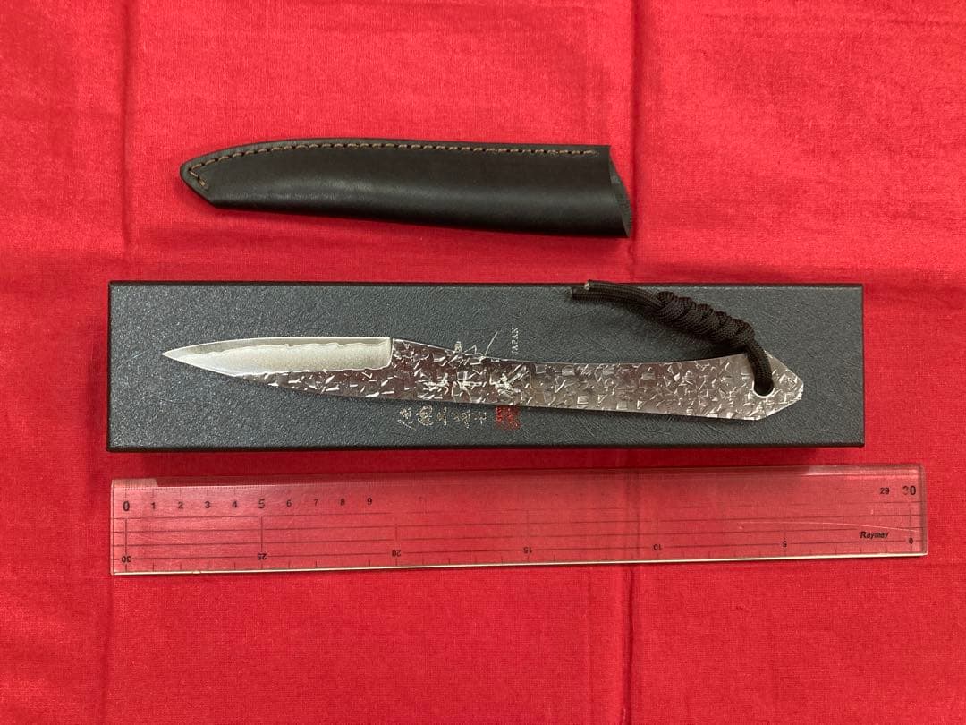 『アウトドアにも！』黒崎優作 カスタムナイフ 80mm