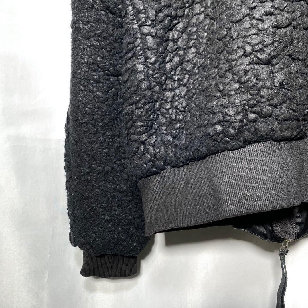 archive kmrii boa MA-1 bomber jacket 黒 2