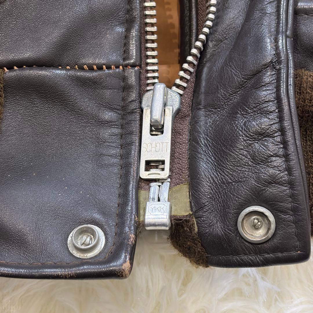 ショット G-1 184SM ボアライナー ボア襟 フライトジャケット 34