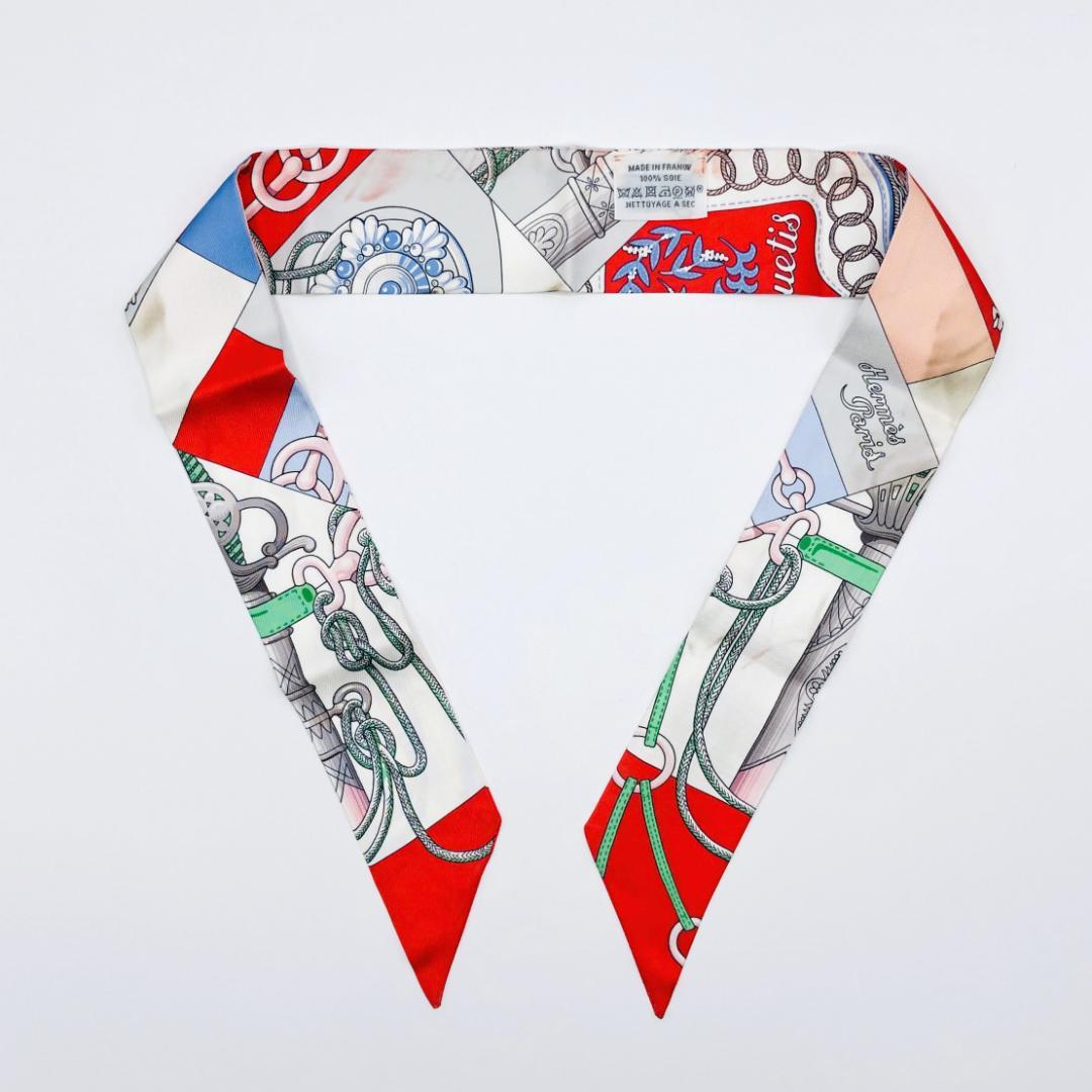 エルメス HERMES ツイリー クリケティス スカーフ タグあり