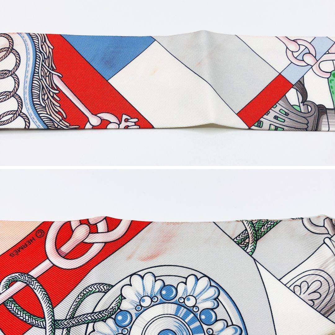 エルメス HERMES ツイリー クリケティス スカーフ タグあり