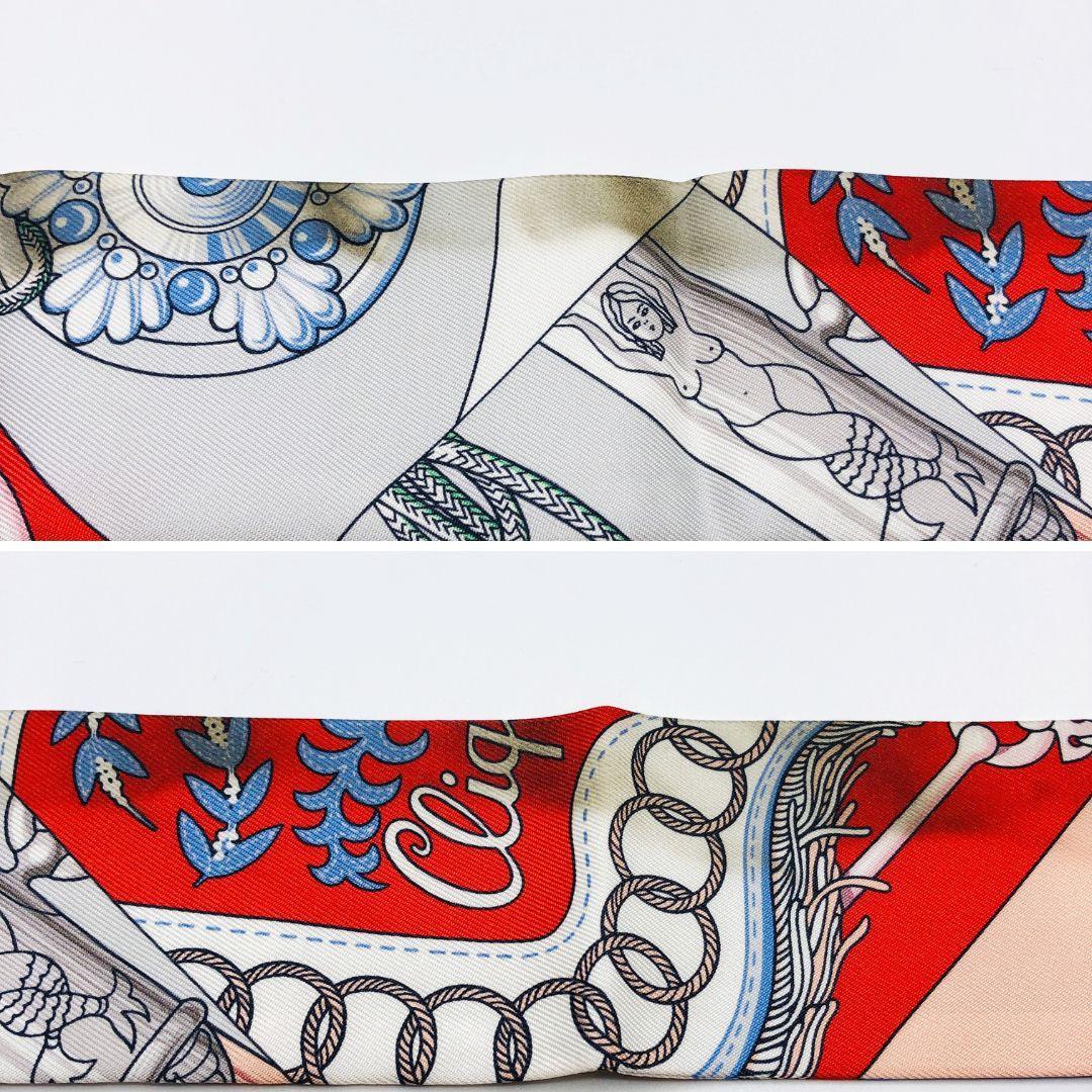 エルメス HERMES ツイリー クリケティス スカーフ タグあり