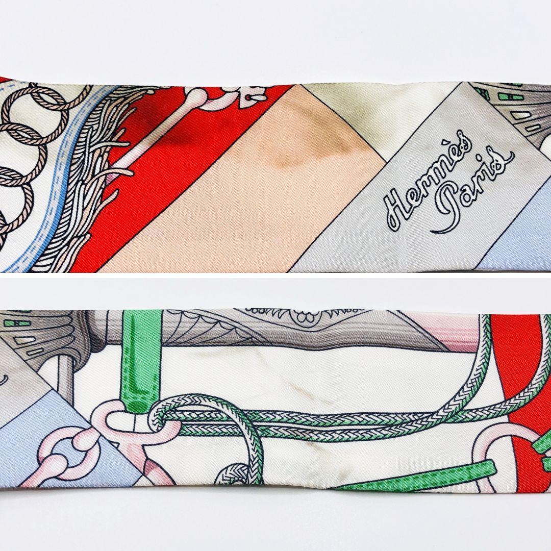 エルメス HERMES ツイリー クリケティス スカーフ タグあり