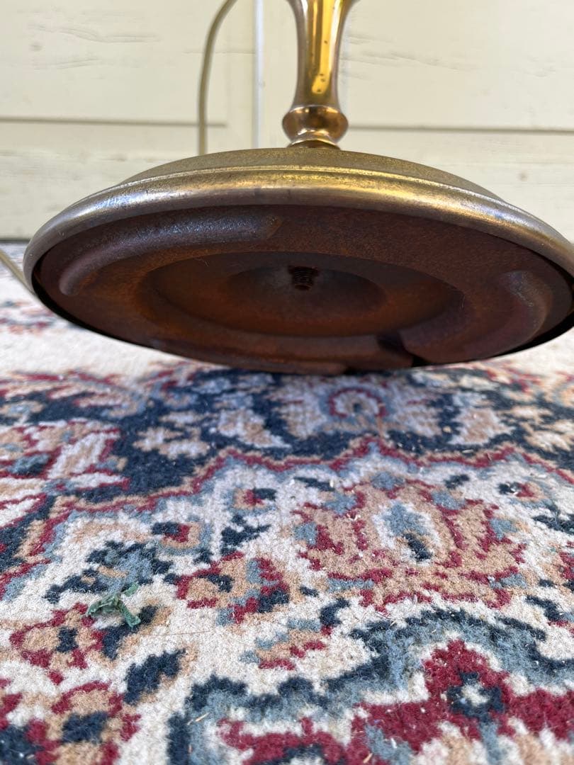 ぱせり　真鍮フロアライトクラシック 狩猟画 ランプシェード