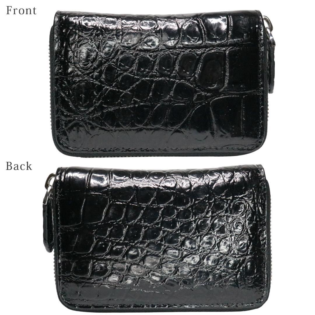 04ヲ 本物 クロコダイル 小銭入れ メンズ レディース 小さい 人気 ミニ財布