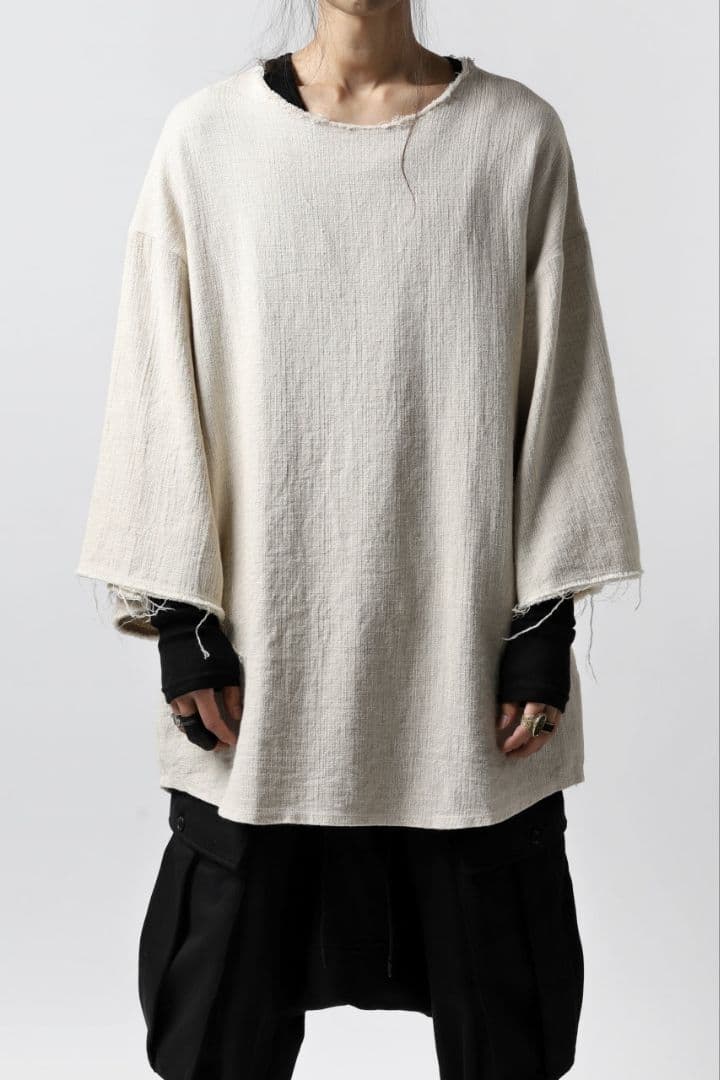 イサムカタヤマバックラッシュ BACKLASH　リネンカットソー