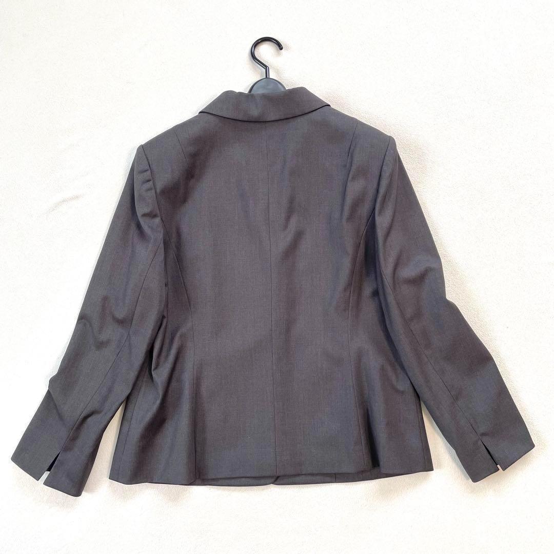 【極美品・未使用級】リファンネ パンツ セットアップ スーツ 15号 グレー