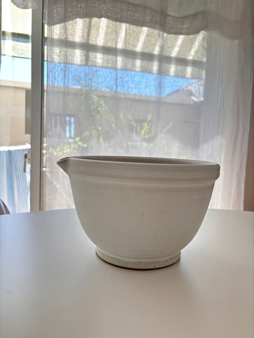 山口　堀越窯　白　深鉢