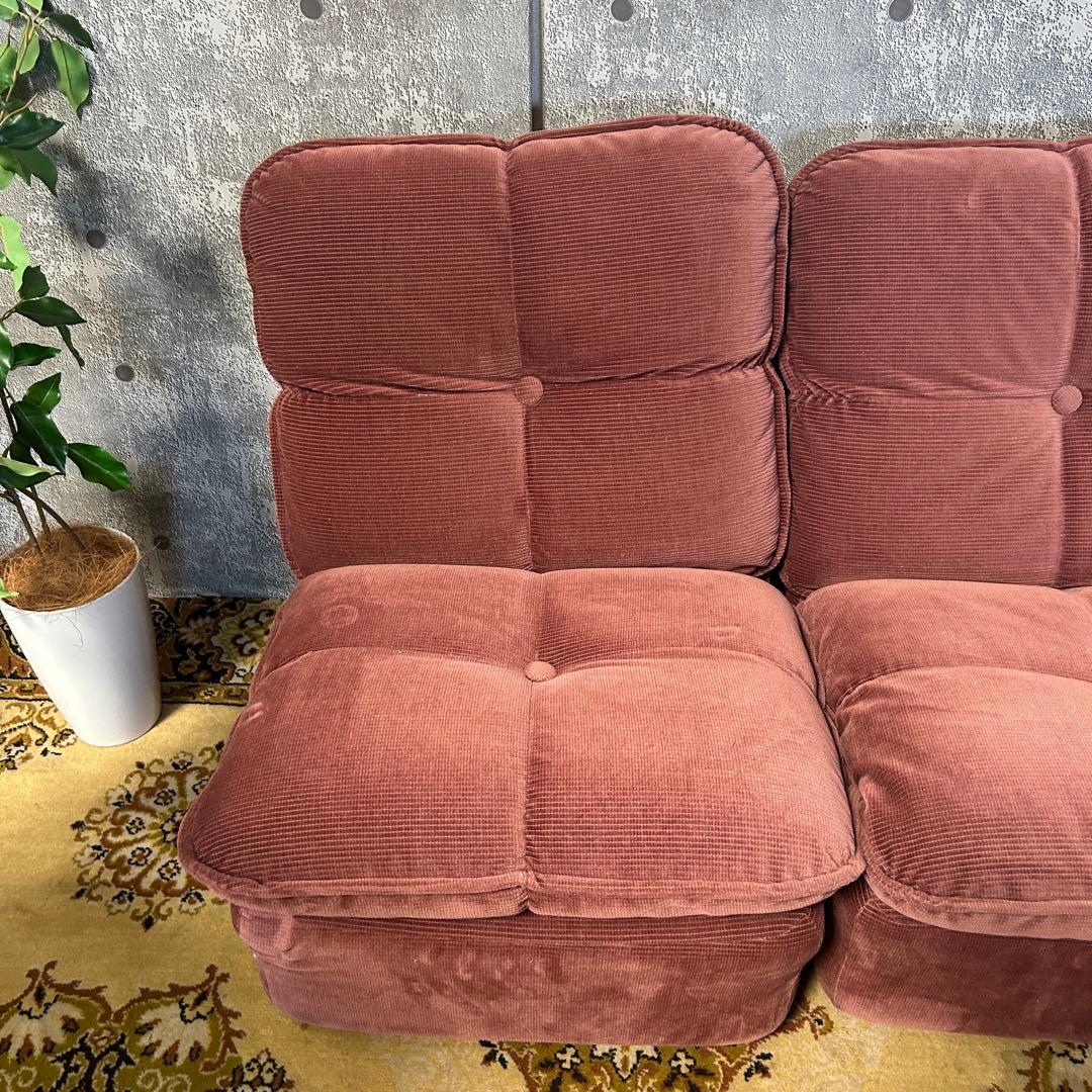 ꧁レトロ家具꧂5Pローソファセット アーム 肘置き 肘掛け いす イス 椅子