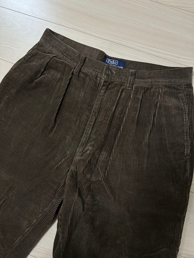 【W34】90s ポロ ラルフローレン コーデュロイパンツ